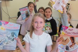 Команда журналов серии «Рюкзачок» посетила гимназию-колледж искусств г. Минска.